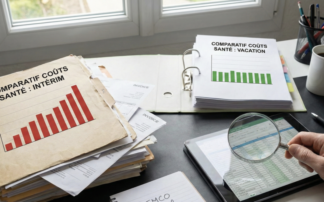 Intérim ou Vacation : Le comparatif réel des coûts pour un établissement de santé